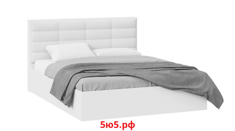 Кровать с ПМ Агата Тип 1 с подъемным механизмом без заглушины - 200.005.000 Белый