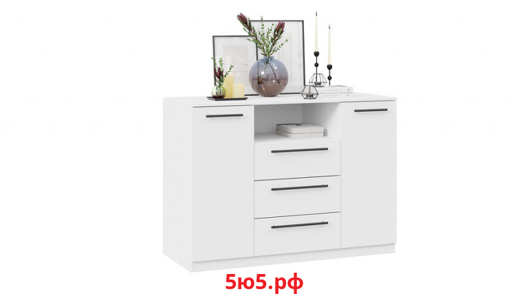 Комод комбинированный Агата - 200.008.000 Белый