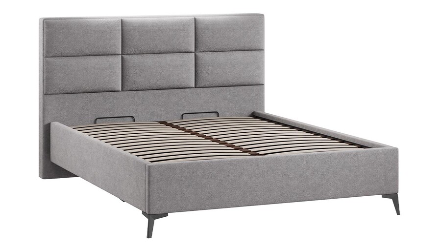 Кровать с ПМ Делана  с подъемным механизмом Микрошенилл Relax Mocco
