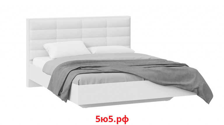 Кровать без ПМ Агата Тип 1 без подъемного механизма - 200.004.000 Белый