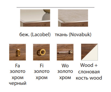 БМКМ-1(Wo) Комод BOGEMIA Wood