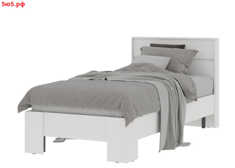 Кровать Хелен КР 01 90х200 белый
