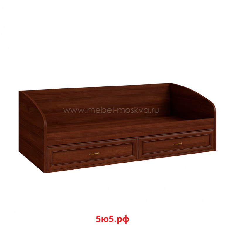 Кровать-тахта 90х200 VERDI (орех Леванте) 461.83-Lev