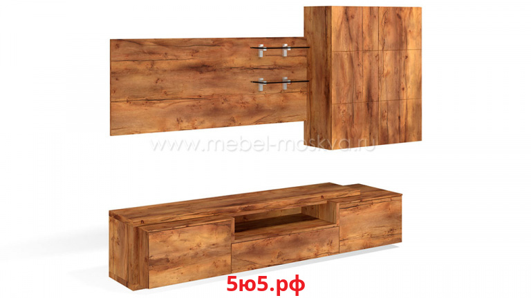 Стенка в гостиную Solo (тис Таксония) SOLO-KG-15-T