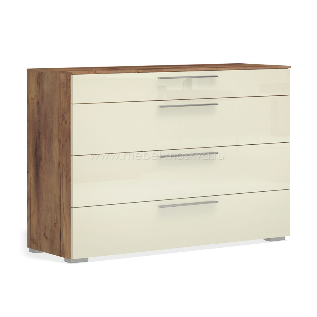 Комод с ящиками Соло 120 (таксония/крем) 393.35-ТVgl