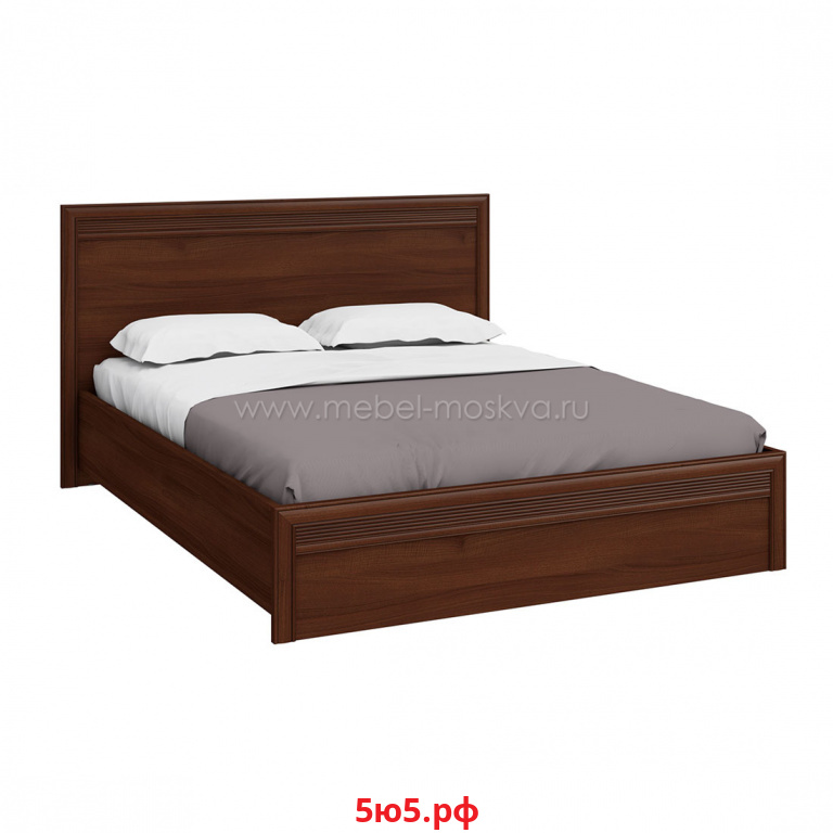 Кровать с ящиком для белья Верди 160x200 (орех Леванте) 461.85.16-Lev