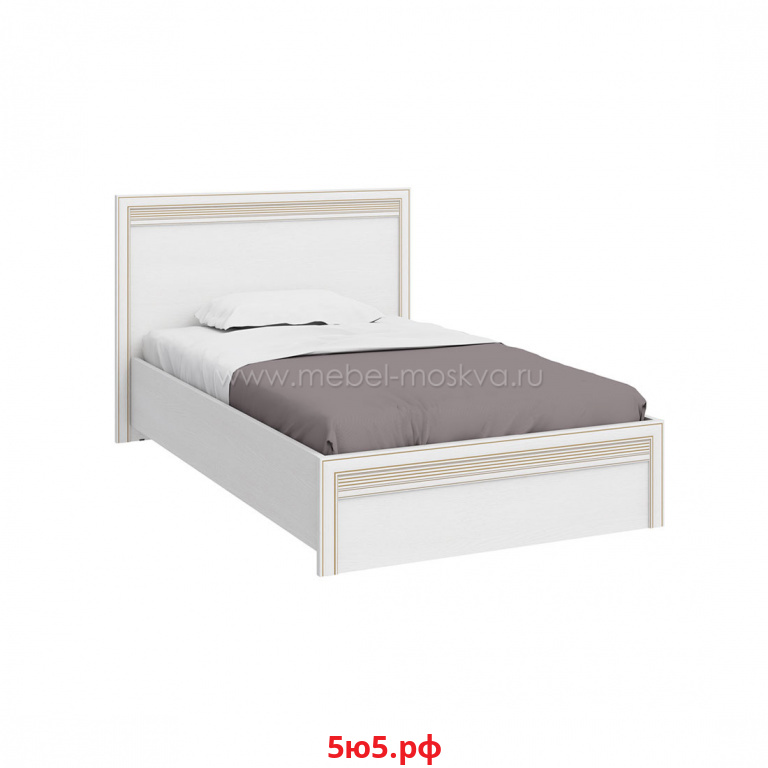 Полуторная кровать с ящиком для белья Верди (дуб Белуна) 461.85.12-Bel