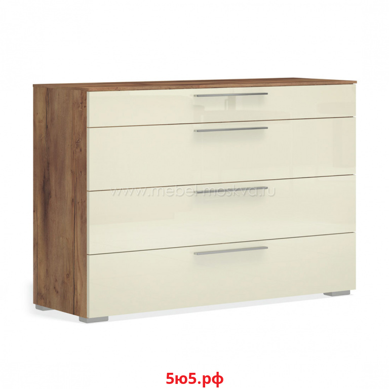Комод с ящиками Соло 120 (таксония/крем) 393.35-ТVgl