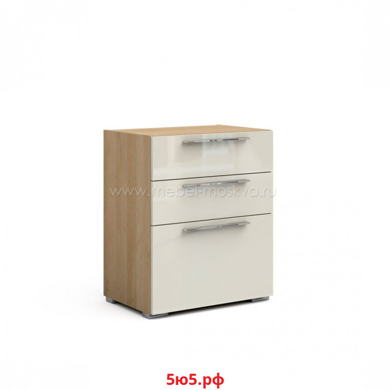 Тумба в гостиную Solo 3 ящика (Ривьера/крем) 391.350-DrVgl