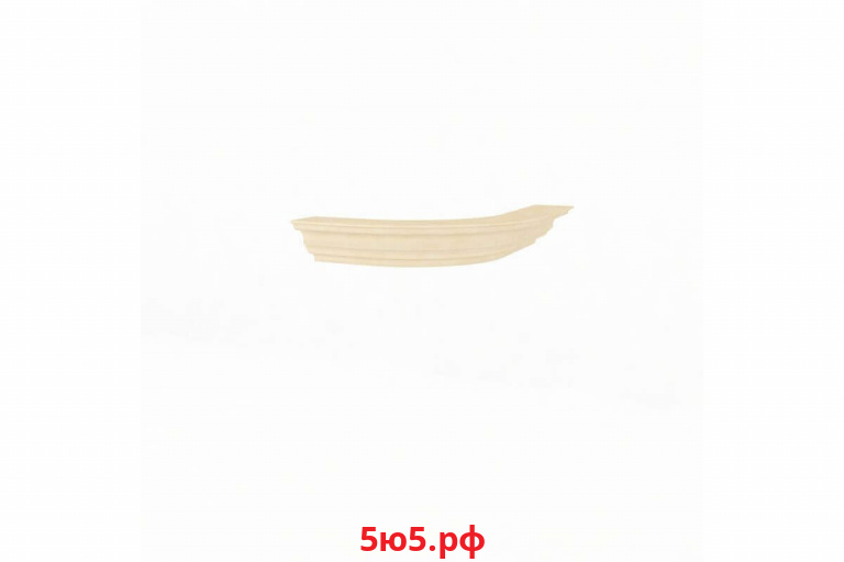 Александрия Карниз радиусный 340*493 (левый Кожа Ленто) ЛД 510.180.000
