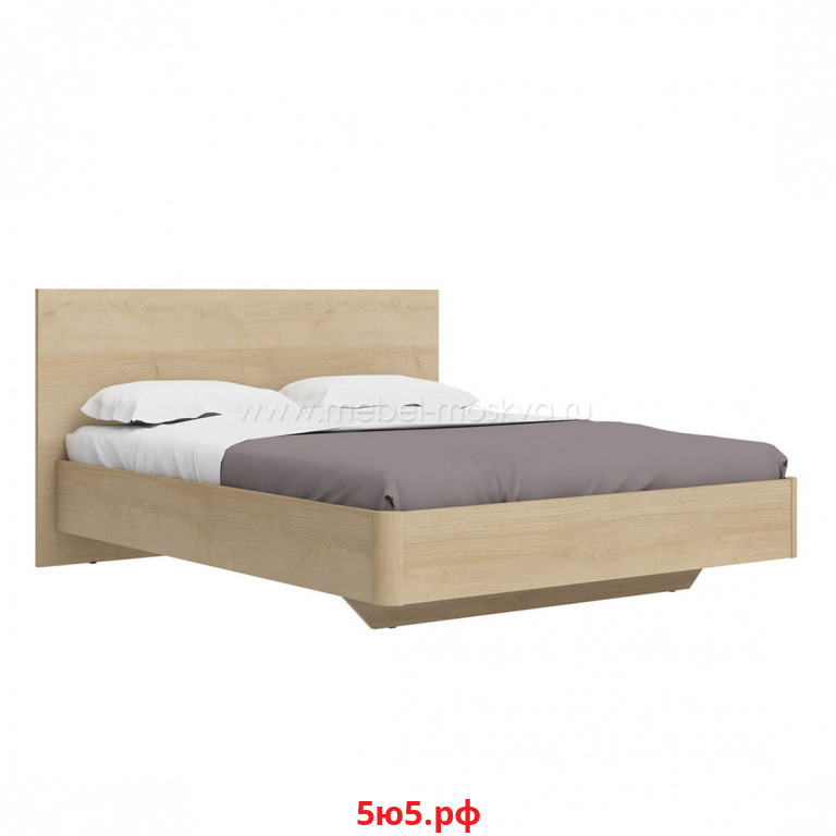 Кровать 160x200 Solo (дуб Ривьера) 393.krp1716.S3216-Dr