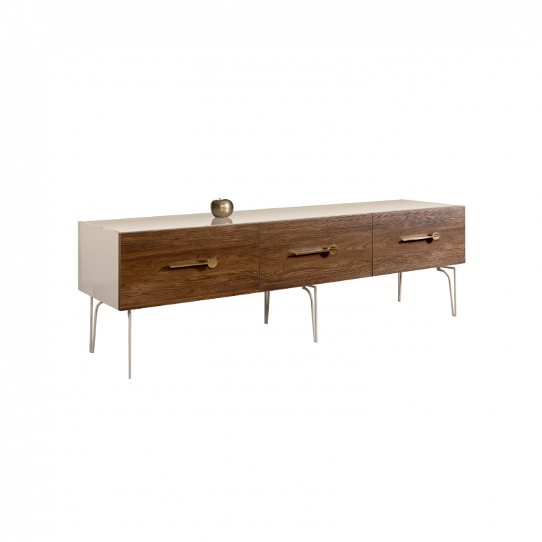 БМТ-1(Wo) Тумба для телеапаратуры 1.6 BOGEMIA Wood