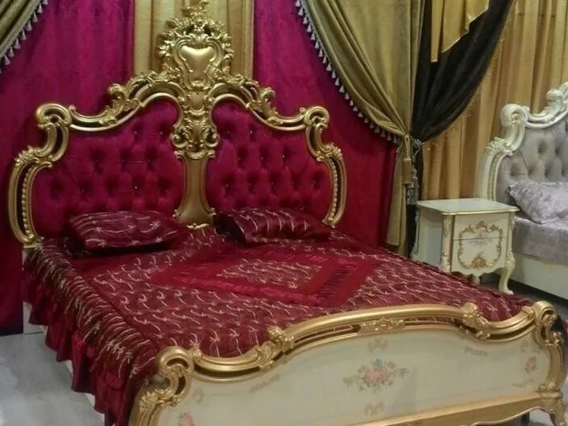 СШ 03 Шейх кровать 1800 каркас Слоновая кость