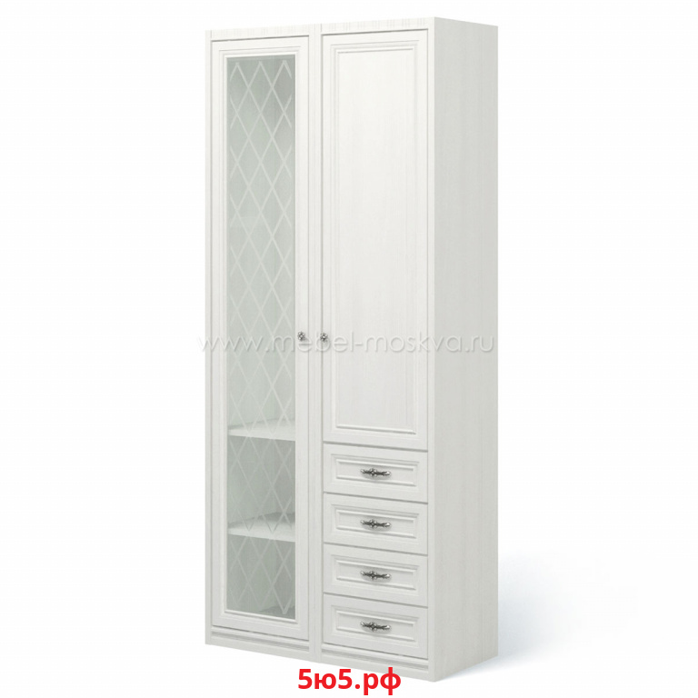 Шкаф-витрина с гравировкой И 354.SM02-R