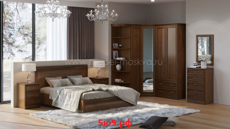 Мебель для спальни Verdi Орех Ливанте VERDI-KS-04-Lev