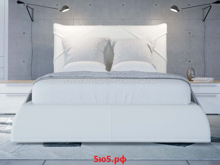 Интерьерная кровать с ящиком 180х200 Блейд-2 (экокожа) 800.0818 / BOOM ice