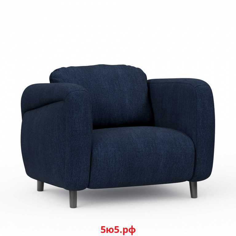 Дафна Кресло (Темно-Синий, ткань KOOPSI BASIC - KOYU SAFIR) ЛД 330.070.000